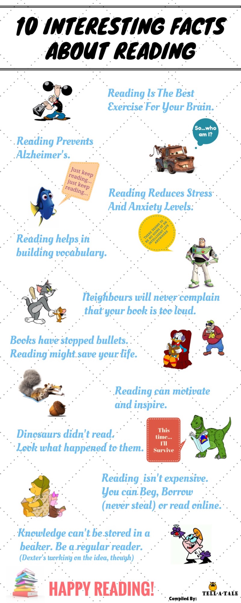 10 most interesting facts about reading #infographic