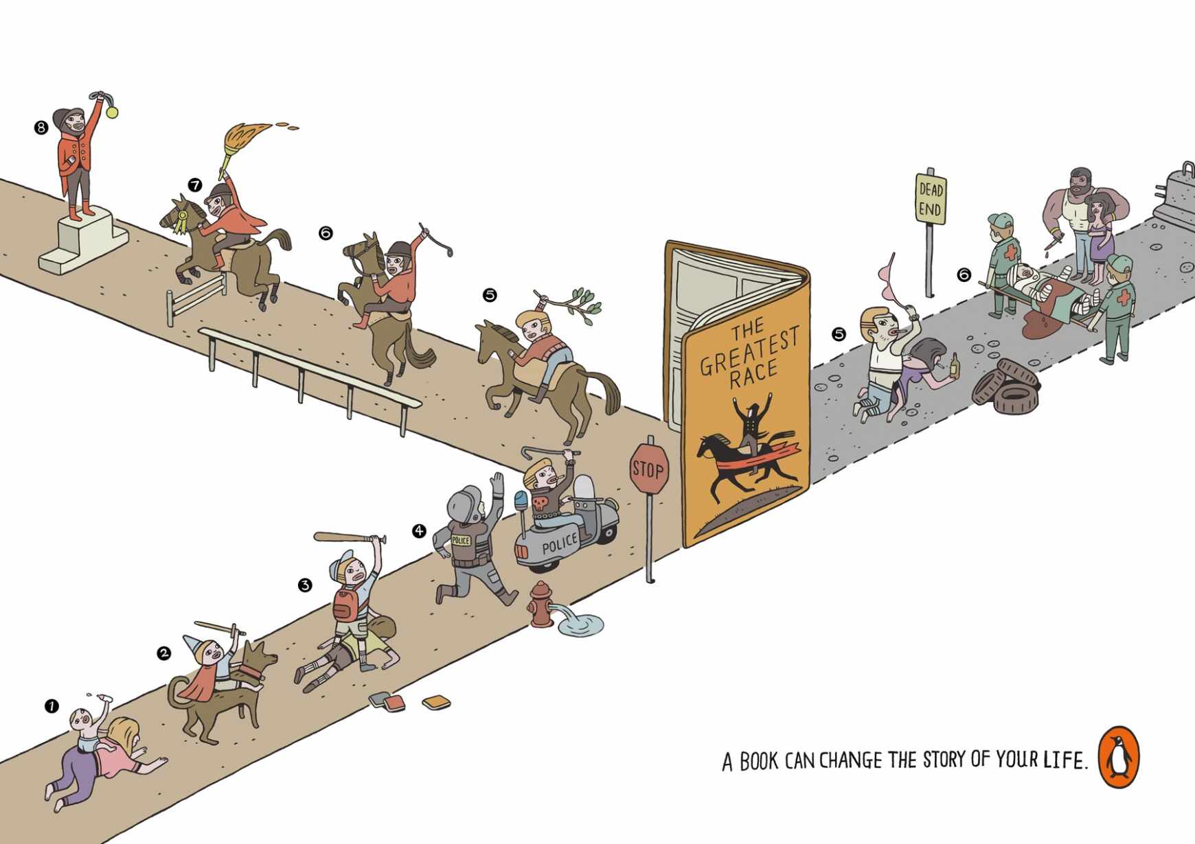 A book can change the story of your life - ad 1