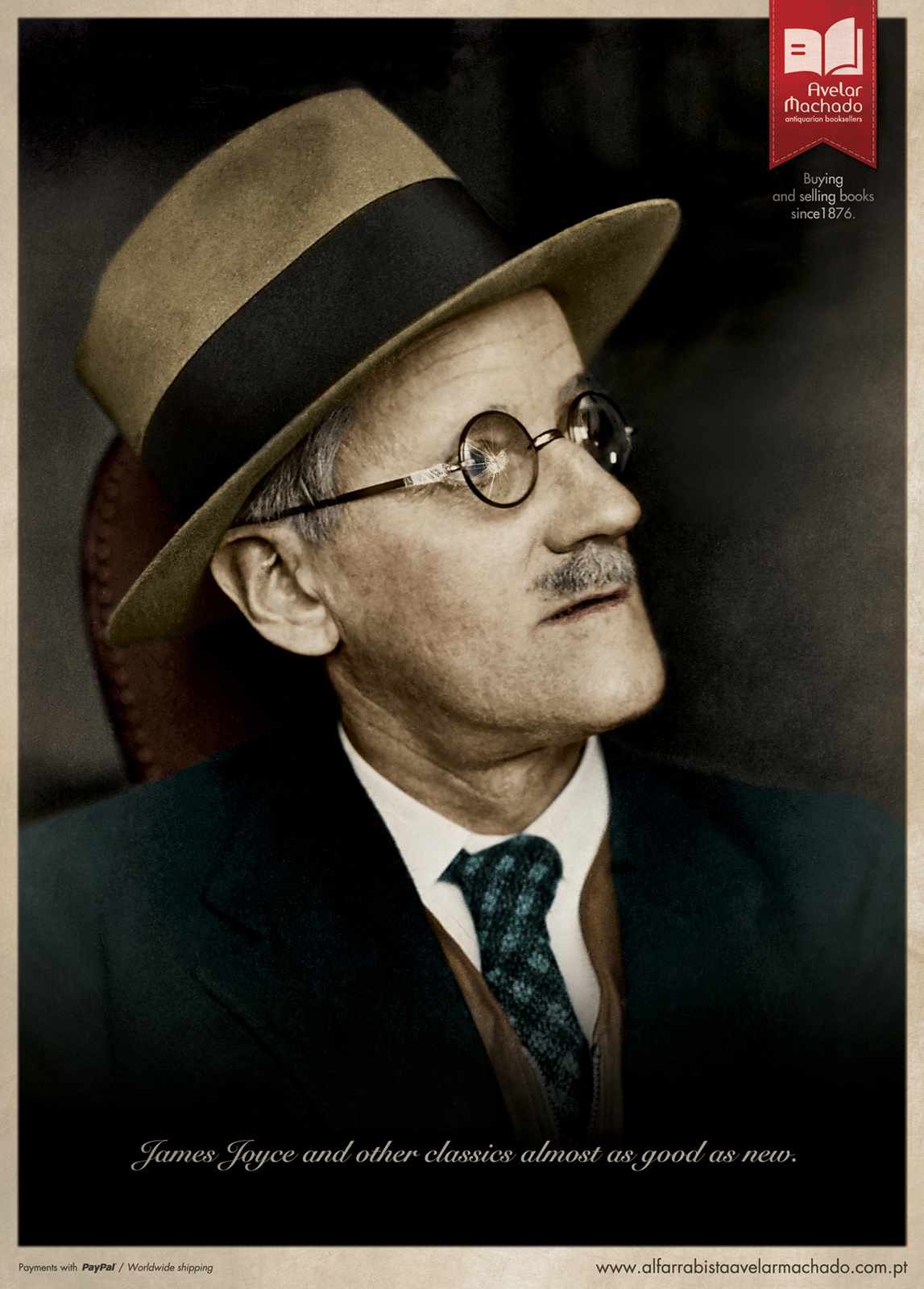 Ads for books - Almost as good as new - James Joyce