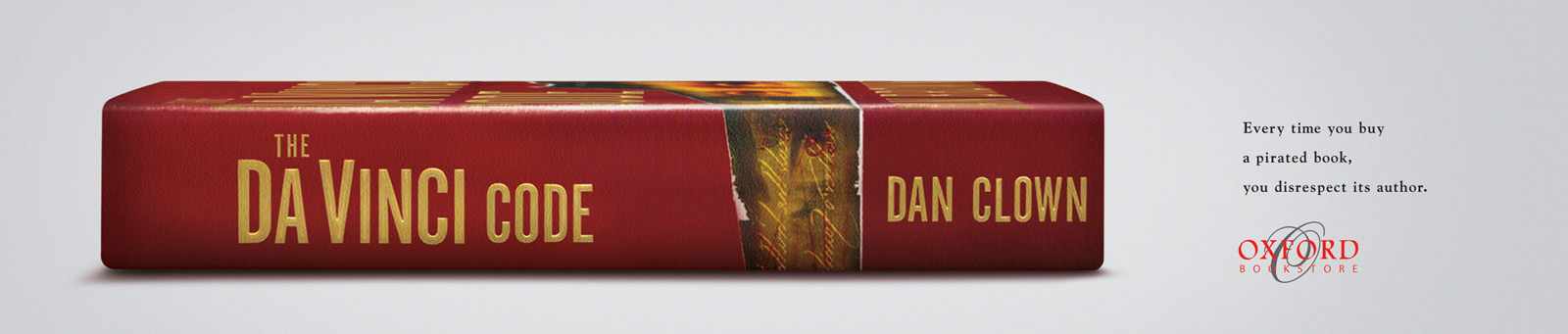 Ads for books - Oxford Bookstore- Dan Clown