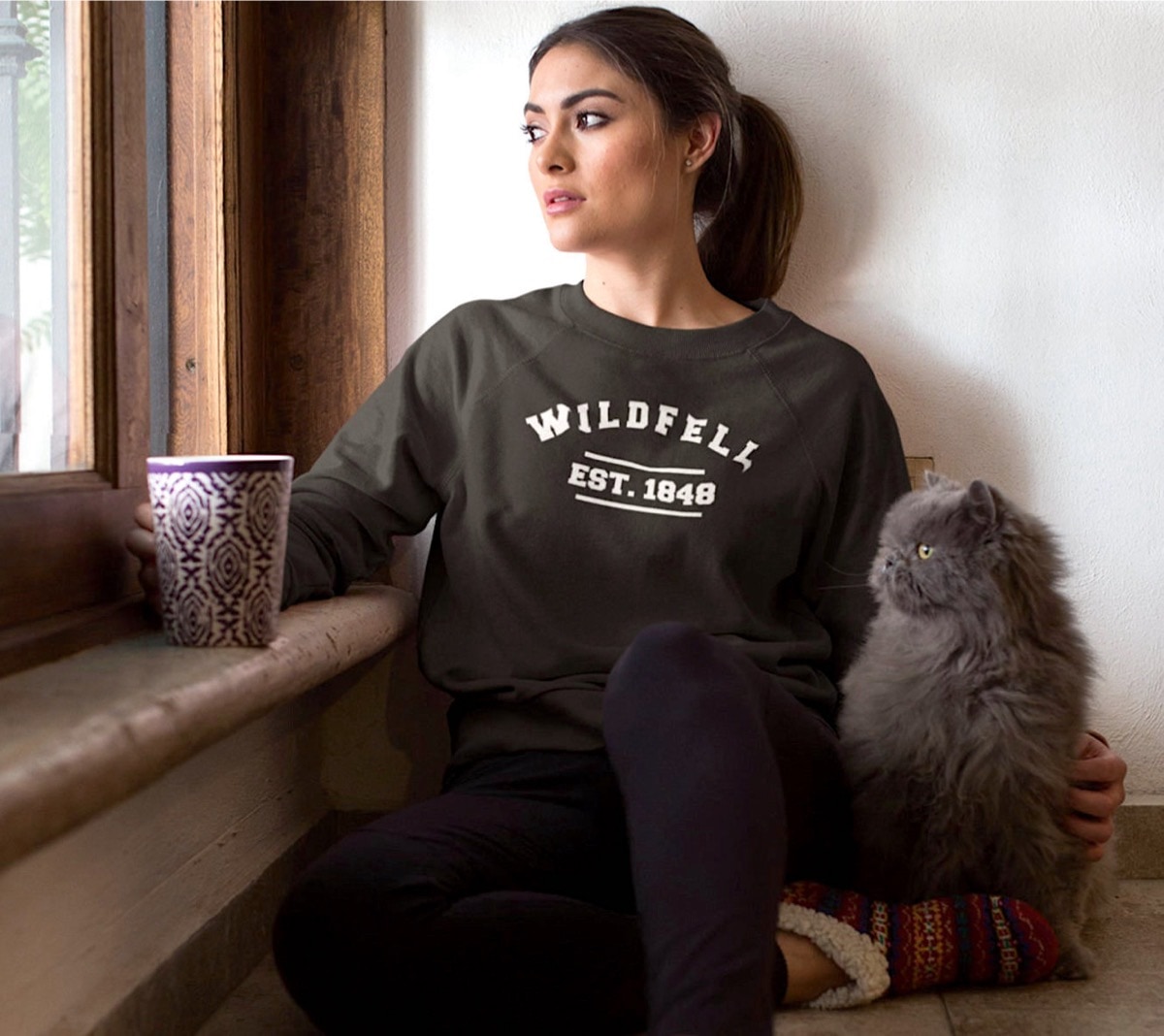 Anne Bronte Wildfell longsleeve - top apparel for bookworms