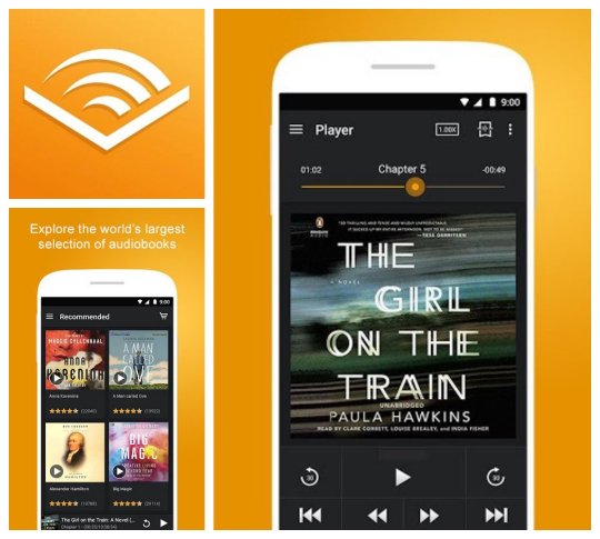 Audible for Android - the best audiobook apps in Google Play Store