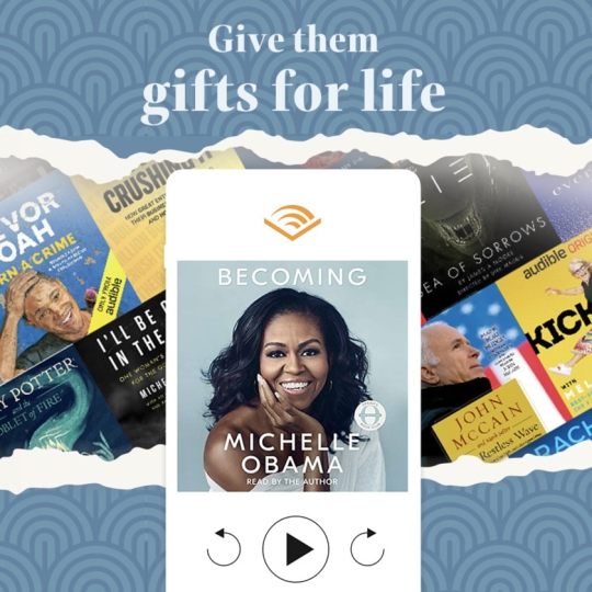 Audible membership gift plans - one of the best e-gift ideas