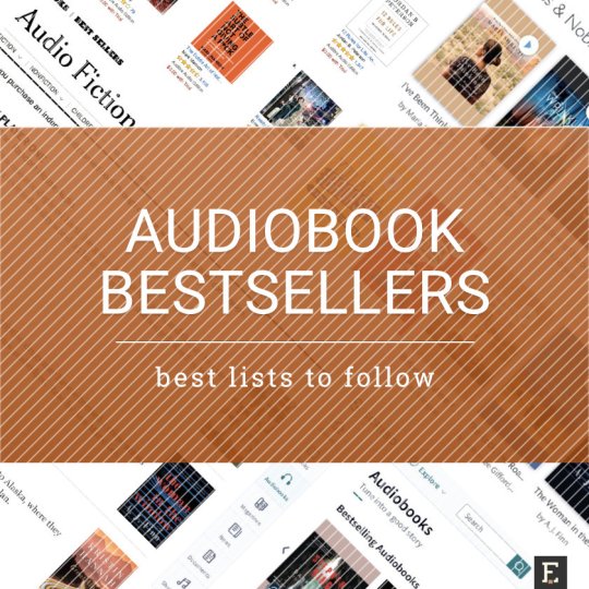 Best audiobook bestseller lists to follow