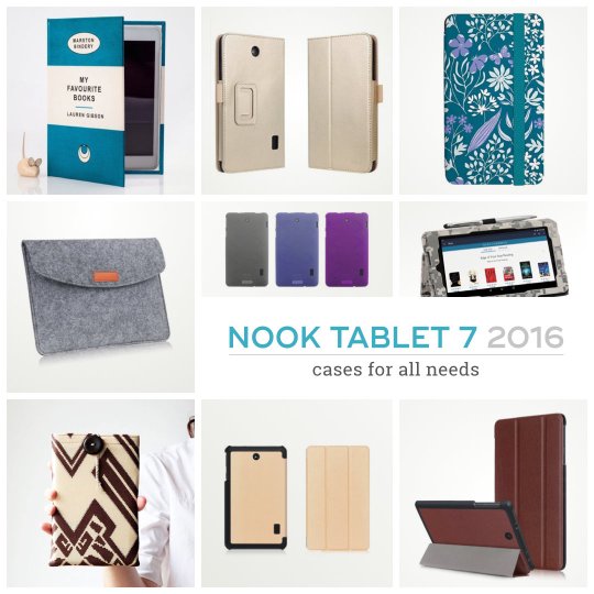 Best Barnes & Noble Nook Tablet 7 (2016) case covers