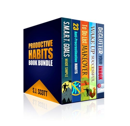 Best digital gifts - ebook bundle by S.J. Scott "Productive Habits Book Bundle"