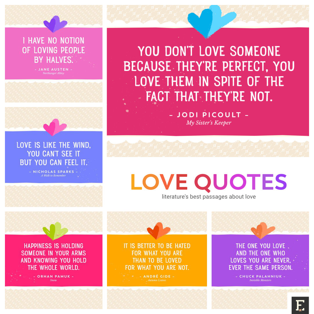 30 best love quotes from literature