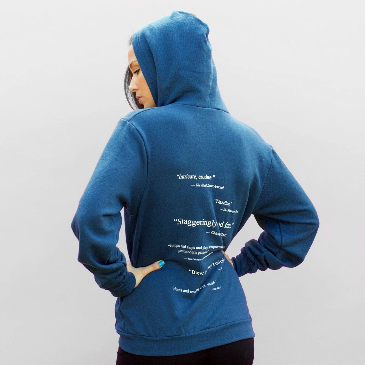 Book reviews praise zipper hoodie - best bookish apparel