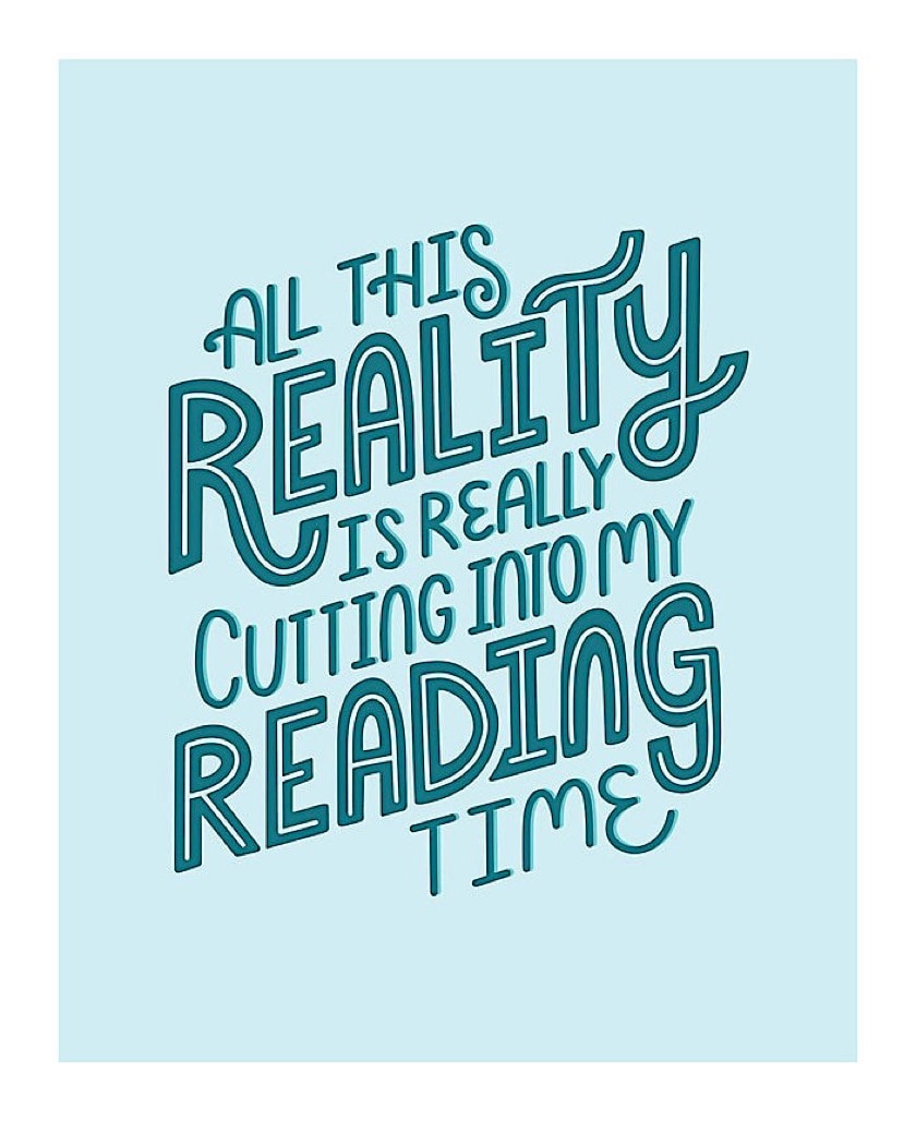 Books reading reality - best read posters