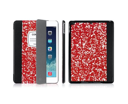 Iconic "Composition Book" iPad notebook-style case cover