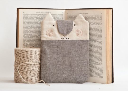 Cute cat tablet sleeve compatible with Fire HD 8 2020