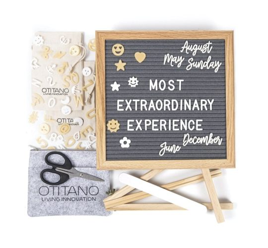 DIY felt letter board - best ideas for reading nook