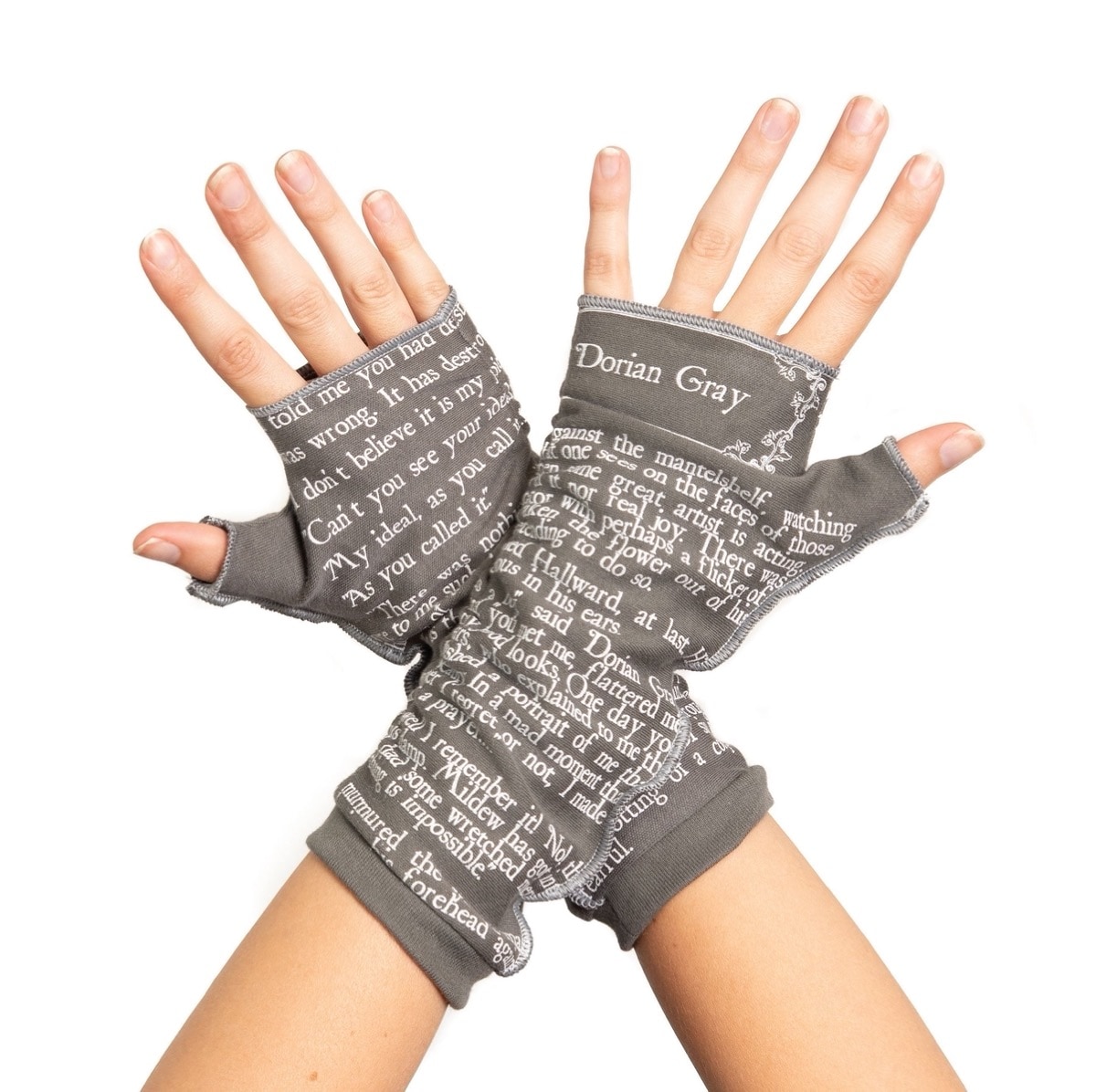 Dorian Gray reading and writing gloves - top bookish apparel