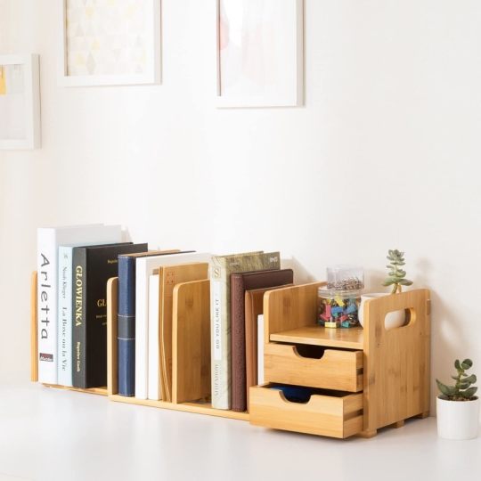 Expandable bookshelf and organizer - ideas for reading nook