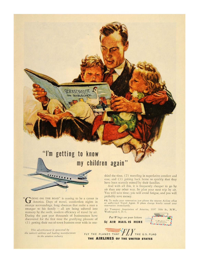 Father reading books to children