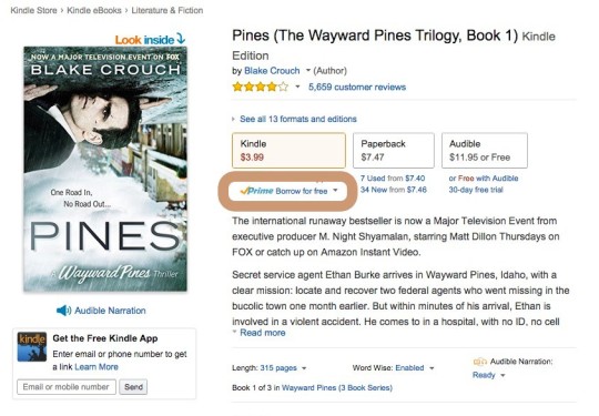 Finding Kindle ebooks indluded in Kindle Owners Lending Library