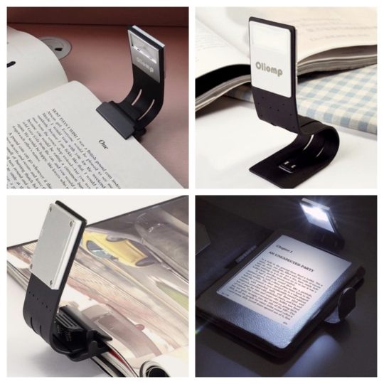 Flexible rechargeable reading light - best tech gift ideas