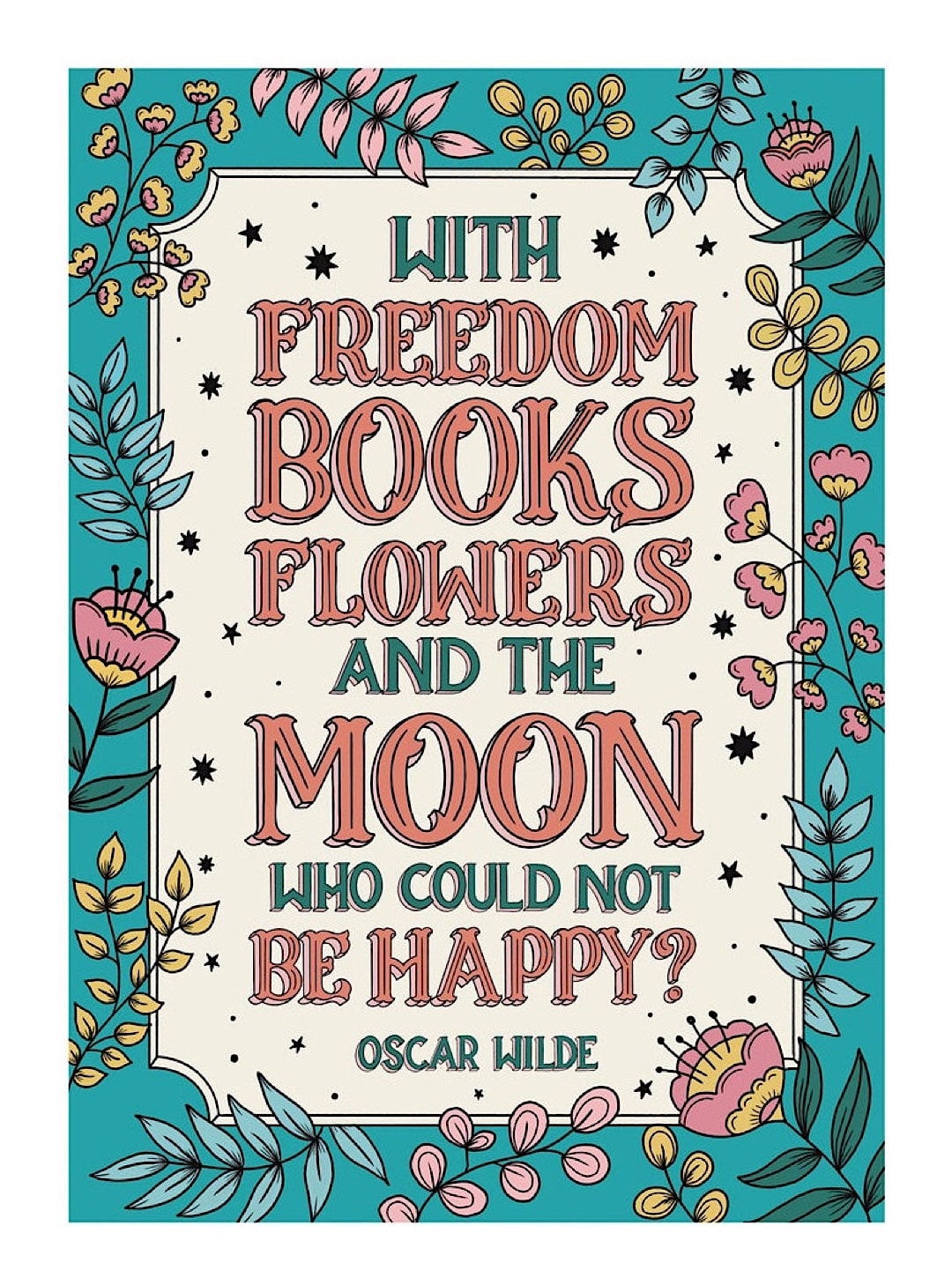 Flowers books quote - best read posters