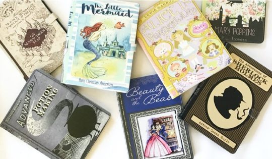 Folio iPad book case with custom book cover art - best for modern book readers