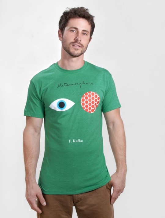 Gifts for Nook owners - men's t-shirt with book cover art