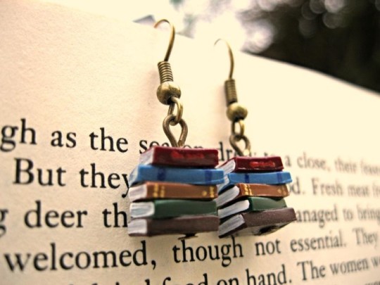 Gifts for Nook owners - miniature book charms