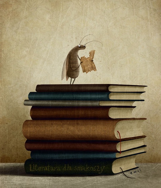 Illustrations about books - Emilia Szewczyk - Literature gourmet