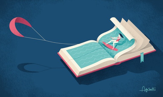 Illustrations about books - Andrea De Santis - Exciting hobby