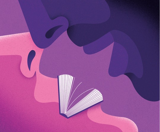 Illustrations about books - Dale Edwin Murray - The kiss