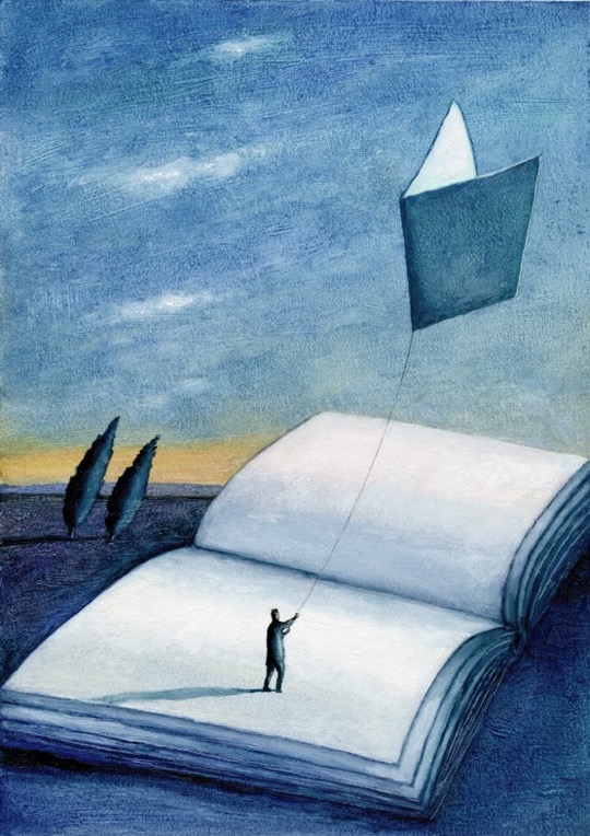 Illustrations about books - Mariusz Stawarski - A quote