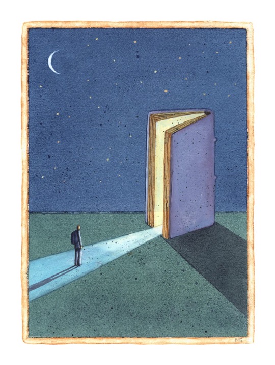 Illustrations about books - Mariusz Stawarski- More light