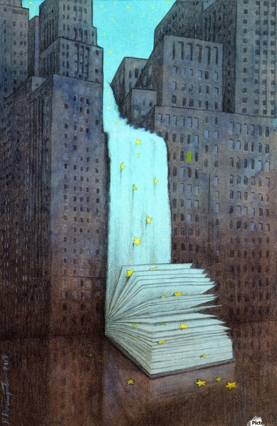 Illustrations about books - Pawel Kuczynski - Dream books