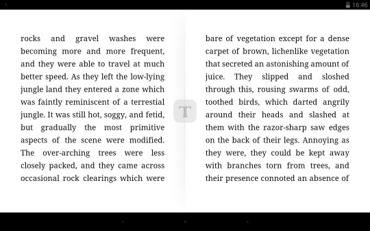 Inapp Translator icon in the middle of the screen