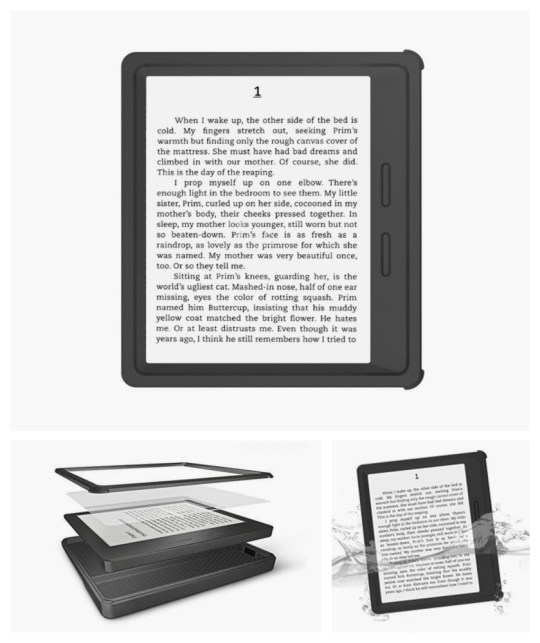 iThrough Waterproof Case for the 1st-generation Kindle Oasis 2016
