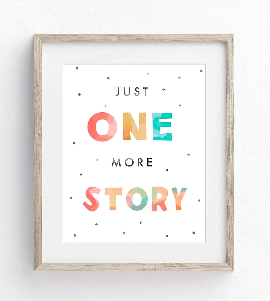 Just one more story - best read posters