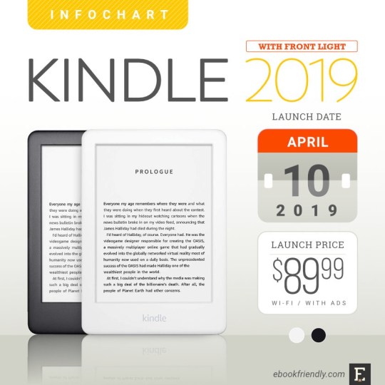 Kindle 2019 - feature round-up, tech specs, pics, comparisons, and more