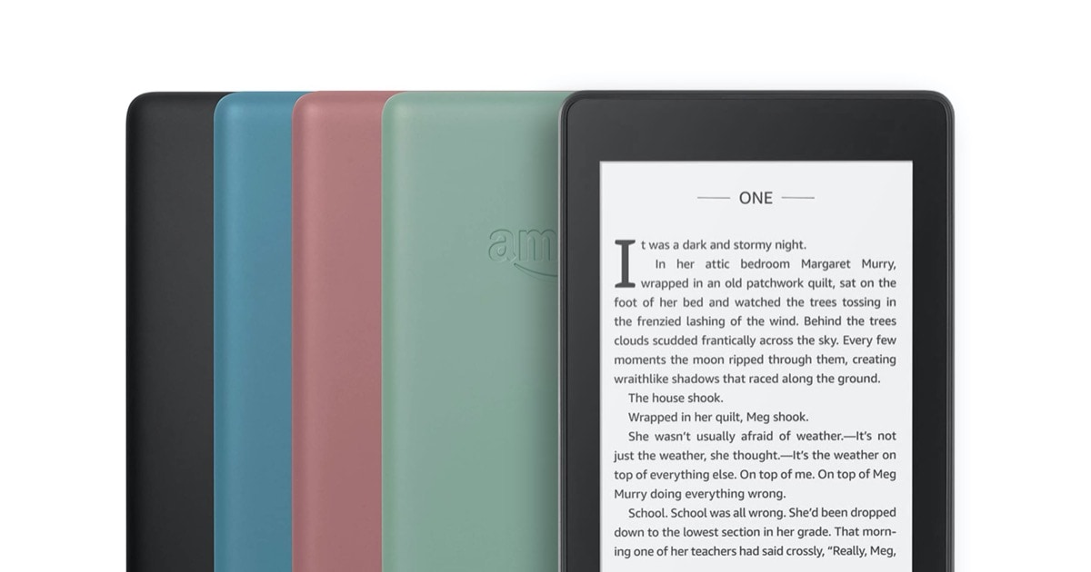 Kindle Paperwhite is now fully matching Amazon Fire color range