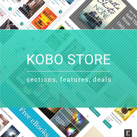 Kobo Store - links, sections, features, and deals