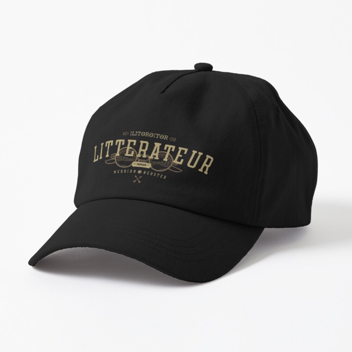Litterateur dad hat baseball cap - clothes for booknerds