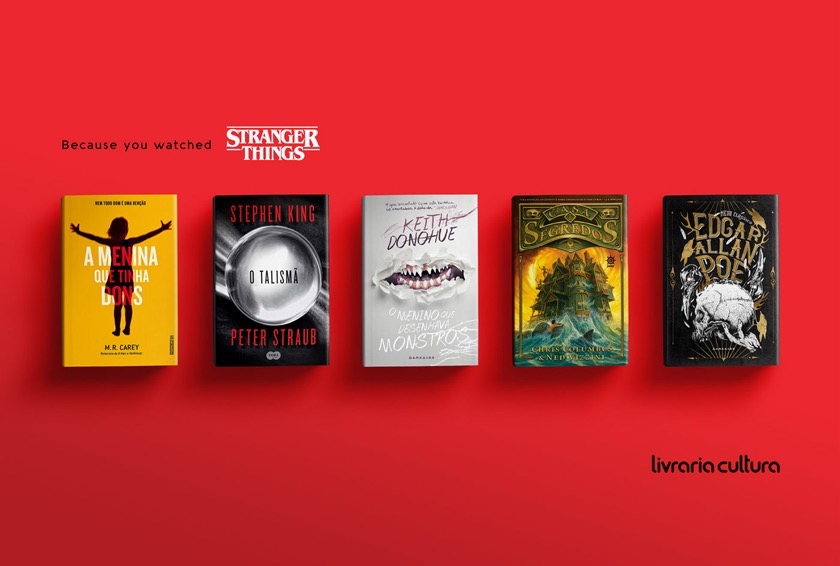 Livraria Cultura - Because you watched Stranger Things