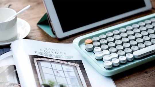 Lofree retro vintage-inspired wireless keyboard for iPad