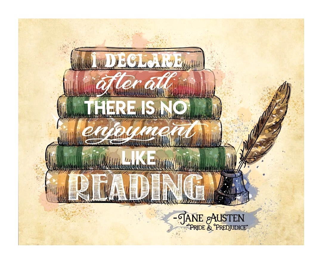 No enjoyment like reading - book posters