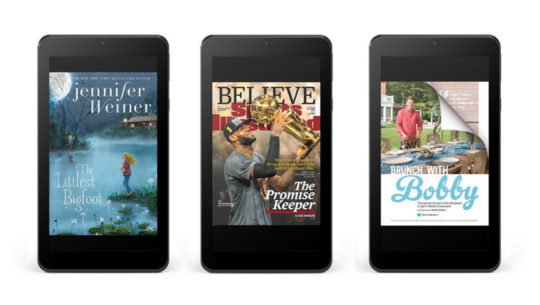 Nook Tablet 7 2016 - books and magazines