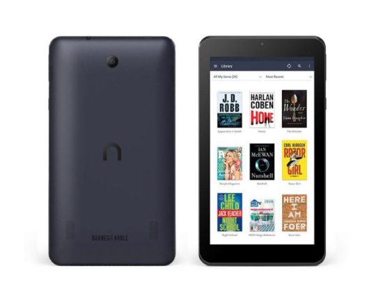 Nook Tablet 7 (2016) - front and back