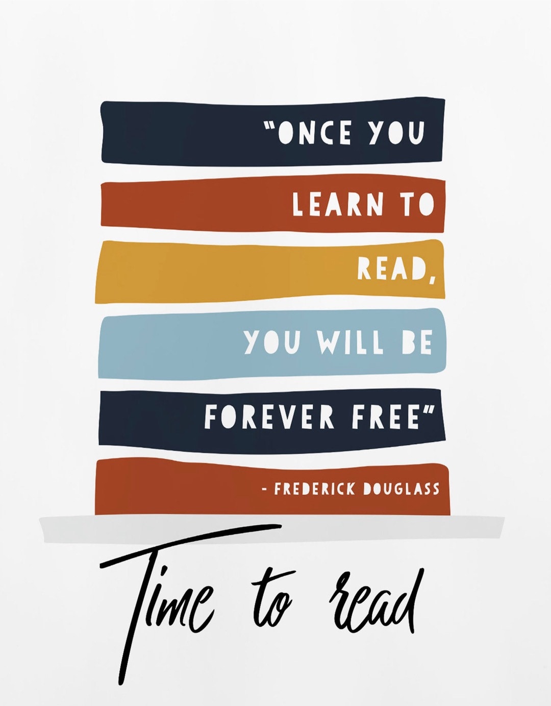 Once you learn to read poster - best reading posters on Etsy