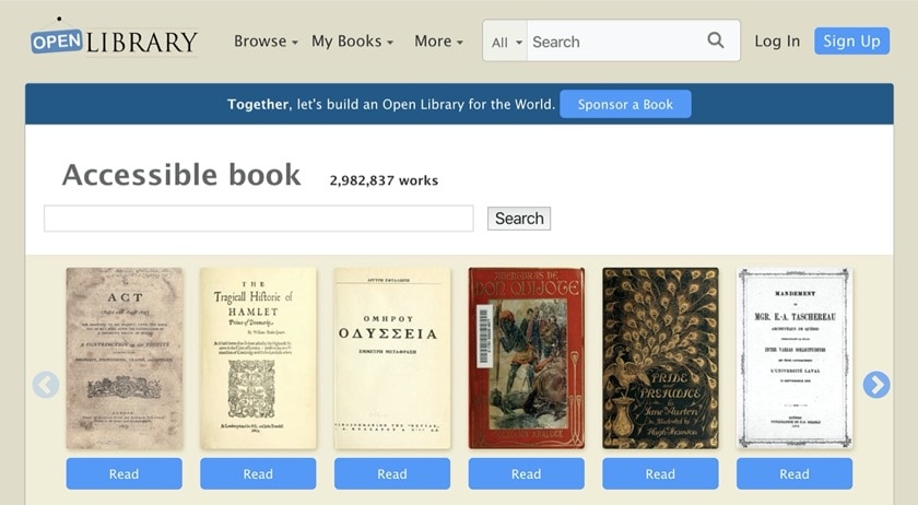 Open Library - free books for iPad and iPhone