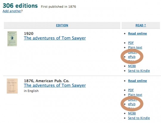 Open Library free ebooks