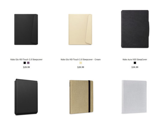 Original Kobo cases and accessories