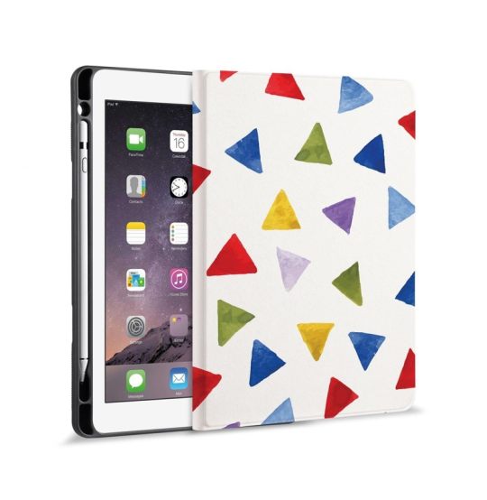 Personalized iPad 10.2 designer cover with Apple Pencil holder