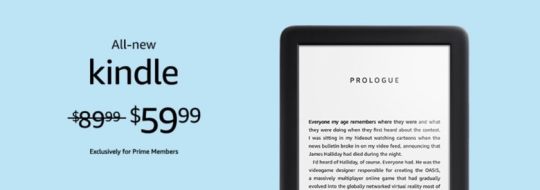 Prime Day 2019 deals - basic Kindle