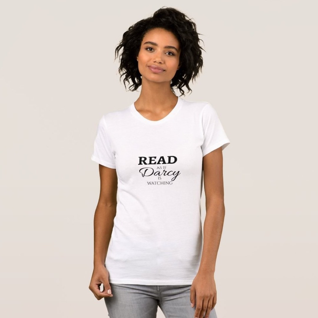 Read Darcy Watching jersey tshirt - bookish fashion
